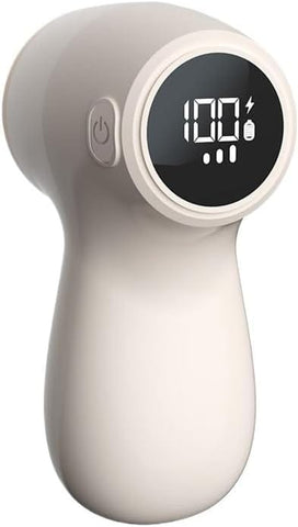Darrahopens Health & Beauty > Shaving & Hair Removal > Hair Removal Electric Lint Remover - Rechargeable & Digital Display - For Home Use - Sweater Depiller with LED Screen - White