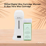 Darrahopens Health & Beauty > Shaving & Hair Removal > Hair Removal Ellie & Ruby 100ml Digital Wax Warmer + 100ml Aloe Vera Cartridge Pack