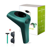 Darrahopens Health & Beauty > Shaving & Hair Removal > Hair Removal IPL Laser Hair Removal Handset for Women & Men - 900,000 Flashes Home Use Hair Remover Device for Face Body Bikini & Underarms - Painless & Effective Reduction - AU Plug Dark Green