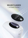 Darrahopens Health & Beauty > Shaving & Hair Removal > Hair Removal IPL Laser Hair Removal Handset for Women & Men - 900,000 Flashes Home Use Hair Remover Device for Face Body Bikini & Underarms - Painless & Effective Reduction - AU Plug White