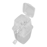 Darrahopens Health & Beauty > Shaving & Hair Removal > Hair Removal Manual Ice Crusher Small Portable Shaver Hand Operated Snow Cone Machine for Home Transparent In Australia - Darrahopens