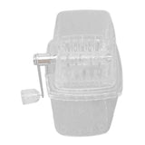 Manual Ice Crusher Small Portable Shaver Hand Operated Snow Cone Machine for Home Transparent In Australia - Darrahopens