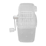Darrahopens Health & Beauty > Shaving & Hair Removal > Hair Removal Manual Ice Crusher Small Portable Shaver Hand Operated Snow Cone Machine for Home Transparent In Australia - Darrahopens