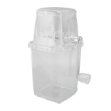 Darrahopens Health & Beauty > Shaving & Hair Removal > Hair Removal Manual Ice Crusher Small Portable Shaver Hand Operated Snow Cone Machine for Home Transparent In Australia - Darrahopens