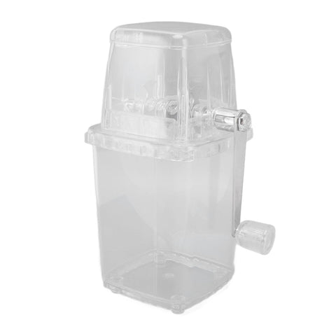 Darrahopens Health & Beauty > Shaving & Hair Removal > Hair Removal Manual Ice Crusher Small Portable Shaver Hand Operated Snow Cone Machine for Home Transparent In Australia - Darrahopens
