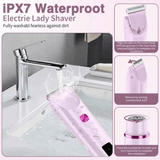 Darrahopens Health & Beauty > Shaving & Hair Removal > Hair Removal Women's Electric Dual Head Hair Remover – Double Ring Blade for Efficient Hair Removal, Fine Trimming Blade for Detailed Grooming, IPX7 Full Body Waterproof, Safe and Painless（pink)