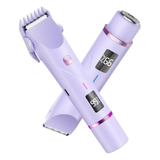 Darrahopens Health & Beauty > Shaving & Hair Removal > Hair Removal Women's Electric Dual Head Hair Remover – Double Ring Blade for Efficient Hair Removal, Fine Trimming Blade for Detailed Grooming, IPX7 Full Body Waterproof, Safe and Painless(BLUE)