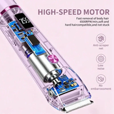 Darrahopens Health & Beauty > Shaving & Hair Removal > Hair Removal Women's Electric Dual Head Hair Remover – Double Ring Blade for Efficient Hair Removal, Fine Trimming Blade for Detailed Grooming, IPX7 Full Body Waterproof, Safe and Painless(purple)