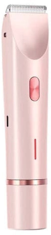 Darrahopens Health & Beauty > Shaving & Hair Removal > Hair Removal Women's Trimmer - Waterproof Electric Shaver - C-Type - Pink - 2-in-1