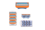Darrahopens Health & Beauty > Shaving & Hair Removal > Shaving & Grooming 2 Sets of 4 Pcs Replacement 5 Blades Razor Blades for Men Razor Refills for Gillette