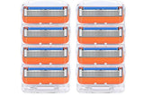 Darrahopens Health & Beauty > Shaving & Hair Removal > Shaving & Grooming 2 Sets of 4 Pcs Replacement 5 Blades Razor Blades for Men Razor Refills for Gillette
