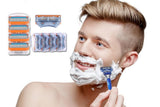 Darrahopens Health & Beauty > Shaving & Hair Removal > Shaving & Grooming 2 Sets of 4 Pcs Replacement 5 Blades Razor Blades for Men Razor Refills for Gillette
