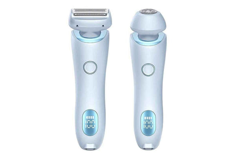 Darrahopens Health & Beauty > Shaving & Hair Removal > Shaving & Grooming 2Pcs Dusk Glide Pro 3.0 Dusk Razor For Women Electric Waterproof Shaver Duskofficial Razor-Blue