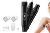 Darrahopens Health & Beauty > Shaving & Hair Removal > Shaving & Grooming 3-in-1 Electric Shaver Nose Hair Trimmer for Face Body Bikini Underarm and Legs - Black