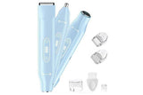 Darrahopens Health & Beauty > Shaving & Hair Removal > Shaving & Grooming 3-in-1 Electric Shaver Nose Hair Trimmer for Face Body Bikini Underarm and Legs - Blue