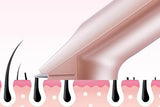 Darrahopens Health & Beauty > Shaving & Hair Removal > Shaving & Grooming 3-in-1 Electric Shaver Nose Hair Trimmer for Face Body Bikini Underarm and Legs - Rose Gold