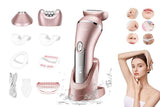 Darrahopens Health & Beauty > Shaving & Hair Removal > Shaving & Grooming 3 in 1 Epilator Electric Razors Kit Electric Shaver for for Women Hair Remover for Face Chin Arm Leg Armpit Bikini Trimer Shaver