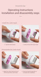 Darrahopens Health & Beauty > Shaving & Hair Removal > Shaving & Grooming 3-in-1 Ladies Electric Epilator, Shaver & Callus Remover with LED Display - Rechargeable & Waterproof(Pink)