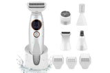 Darrahopens Health & Beauty > Shaving & Hair Removal > Shaving & Grooming 5 in 1 Lady Shavers for Women Bikini Trimmer with LED Display for Underarm Legs