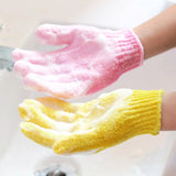 Darrahopens Health & Beauty > Shaving & Hair Removal > Shaving & Grooming 5-Pack Exfoliating Bath Mitts Set - Double-Sided & Gentle Scrubbing Gloves for Deep Skin Cleansing, Elastic Nylon Wristband
