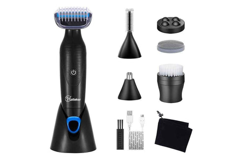 Darrahopens Health & Beauty > Shaving & Hair Removal > Shaving & Grooming 6-in-1 Electric Lady Shaver Cordless Shaver for Woman Face/Leg/Underarm