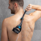 Darrahopens Health & Beauty > Shaving & Hair Removal > Shaving & Grooming Black Folding Back and Body Razor - Grooming Tool