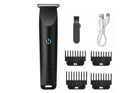 Darrahopens Health & Beauty > Shaving & Hair Removal > Shaving & Grooming Cordless Hair Clippers for Men Trimmers Set with 4 Guide Combs Rechargeable - Black