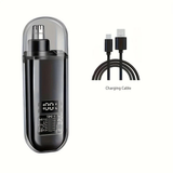 Darrahopens Health & Beauty > Shaving & Hair Removal > Shaving & Grooming Electric nose hair trimmer, fashionable mini portable, wireless USB charging, suitable for both men and women, super easy-to-use nose hair trimmer.WHITE