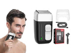 Darrahopens Health & Beauty > Shaving & Hair Removal > Shaving & Grooming Electric Razor Electric Shaver for Men with 3-Blade Hair Beard Upgraded Foil Shaver USB Rechargeable Wet & Dry
