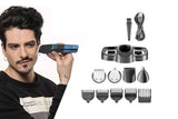 Darrahopens Health & Beauty > Shaving & Hair Removal > Shaving & Grooming Electric Razor Hair Trimmer for Men 5 in 1 Beard Trimmer Washable Hair Clippers Mens Grooming Kit for Nose Mustache Body Facial