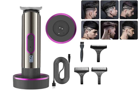 Darrahopens Health & Beauty > Shaving & Hair Removal > Shaving & Grooming Hair Clipper Kit Cordless Hair Trimmer with 3 Guide Combs Rechargeable Hair Trimming Styling & Grooming Kit