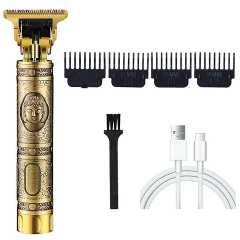 Darrahopens Health & Beauty > Shaving & Hair Removal > Shaving & Grooming Hair Clippers for Men Electric Hair Trimmer Clippers Beard Trimmer Shaver Hair Cutting Kit -Buddha head