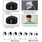 Darrahopens Health & Beauty > Shaving & Hair Removal > Shaving & Grooming Hair Growth Cap LED Treatment Helmet Black