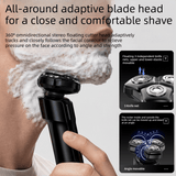 Darrahopens Health & Beauty > Shaving & Hair Removal > Shaving & Grooming Men's 3-Head Electric Rotary Shaver Premium Set - Type-C Rechargeable LCD Grooming Kit for Daily Beard Care, Facial Grooming, Home, Bathroom and Travel Use In Australia - Darrahopens