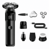 Darrahopens Health & Beauty > Shaving & Hair Removal > Shaving & Grooming Men's 3-Head Electric Rotary Shaver Premium Set - Type-C Rechargeable LCD Grooming Kit for Daily Beard Care, Facial Grooming, Home, Bathroom and Travel Use In Australia - Darrahopens