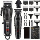 Darrahopens Health & Beauty > Shaving & Hair Removal > Shaving & Grooming Men's Electric Hair Clipper with LCD Display