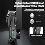 Darrahopens Health & Beauty > Shaving & Hair Removal > Shaving & Grooming Men's Electric Hair Clipper with LCD Display