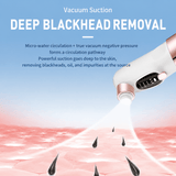 Darrahopens Health & Beauty > Shaving & Hair Removal > Shaving & Grooming Microbubble Oxygen Hydration Facial Pore Cleanser and Blue Silicone Scalp Massage Scrubber Set with Waste Separation Design, 3 Level Vacumn Suction and 6 Replaceable Heads - Full Body Care Routine for Face Pore Cleaning and Scalp Massage
