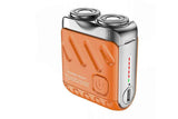 Darrahopens Health & Beauty > Shaving & Hair Removal > Shaving & Grooming Mini Portable Electric Shaver for Men Wet Dry Waterproof Rechargeable Long Battery Life - Orange