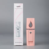 Darrahopens Health & Beauty > Shaving & Hair Removal > Shaving & Grooming Pink Portable Nano Facial Mister - 20mL USB Rechargeable Hydrating Sprayer for Face & Skin