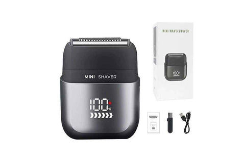 Darrahopens Health & Beauty > Shaving & Hair Removal > Shaving & Grooming Portable USB Rechargeable Foil Shaver for Men Mini Travel Electric Shaver