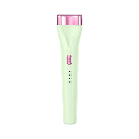 Darrahopens Health & Beauty > Shaving & Hair Removal > Shaving & Grooming Rechargeable Heated Eyelash Curler - 3 Temperature Settings, 30s Rapid Heating & Anti-Scald Design(Green)