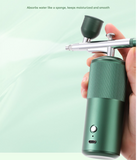 Darrahopens Health & Beauty > Shaving & Hair Removal > Shaving & Grooming Red Portable Oxygen Infusion Airbrush - Facial Mist Sprayer for Hydration & Skincare
