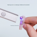 Darrahopens Health & Beauty > Shaving & Hair Removal > Shaving & Grooming Rose gold Handheld UV LED Nail Curing Pen - Portable USB-C Rechargeable Light for Fast-Drying Gel Polish & Nail Art