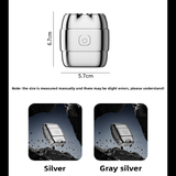 Darrahopens Health & Beauty > Shaving & Hair Removal > Shaving & Grooming Silver Mini Electric Shaver with Dual Floating Heads Magnetic Suction and IPX5 Waterproofing for Men Travel Grooming Compact Rechargeable Razor AU Stock