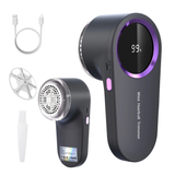 Darrahopens Health & Beauty > Shaving & Hair Removal > Shaving & Grooming USB rechargeable fabric shaver, digital display portable design, long-lasting battery for home and travel, easily removes pills from clothes and socks.(black)