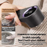 Darrahopens Health & Beauty > Shaving & Hair Removal > Shaving & Grooming USB rechargeable fabric shaver, digital display portable design, long-lasting battery for home and travel, easily removes pills from clothes and socks.(black)