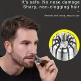 Darrahopens Health & Beauty > Shaving & Hair Removal > Shaving & Grooming Washable Manual Nose Hair Trimmer For Men And Womens, Stainless Steel, Portable Nose Hair Clipper