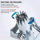 Darrahopens Health & Beauty > Shaving & Hair Removal > Shaving & Grooming Washable Manual Nose Hair Trimmer For Men And Womens, Stainless Steel, Portable Nose Hair Clipper