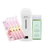 Darrahopens Health & Beauty > Shaving & Hair Removal Waxing Kit - Digital Wax Warmer + 100g Wax Cartridge + 100x Pre-Cut Strips Pack